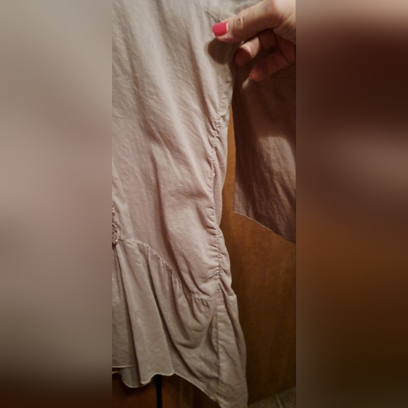 Johnny Was "4 Love and Liberty" Embroidered Tunic Sheer, Side Gathers Cottage S - Picture 8 of 8